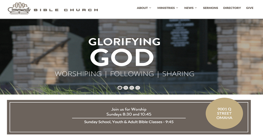 Developing Church Website